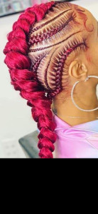Photo de galerie - Tresses sur cheveux Afro et caucasien 