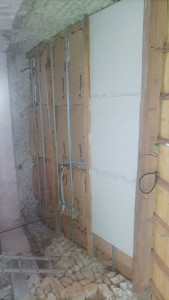 Photo de galerie - Réalisation raillage plus posé de lain
e de verre 