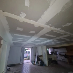 Photo de galerie - Pose placo + bande 