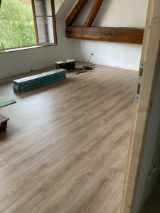 Photo de galerie - Pose de parquet - Revêtement de sol