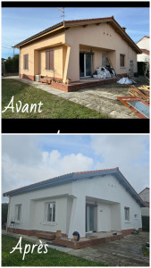 Photo de galerie - Peinture façades