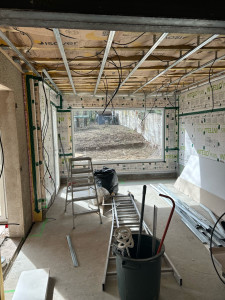 Photo de galerie - Création d’une extension en ossature bois