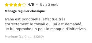 Photo de galerie - AVIS CLIENT