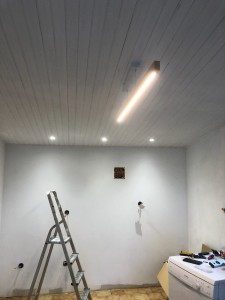 Photo de galerie - Rénovation cuisine avec électricité et pose d'une cuisine. 