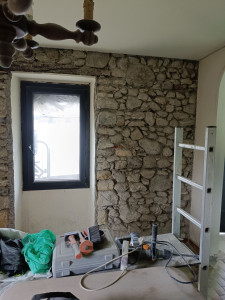 Photo de galerie - Mur pendant la transformation 