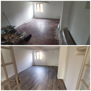 Photo de galerie - Pose de parquet - Revêtement de sol