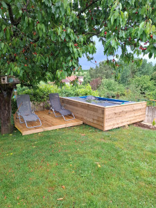 Photo de galerie - Bardage piscine 