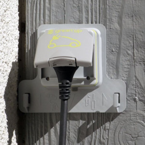 Photo de galerie - Prise GREEN-UP Pour véhicule 
 électrique 