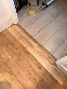 Photo de galerie - Réparation parquet Après 