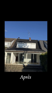 Photo de galerie - Application peinture hydrofuge, couleur anthracite