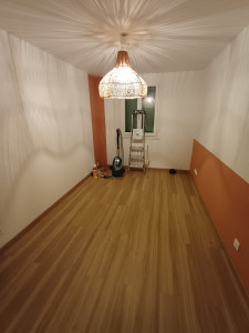 Photo de galerie - Pose de parquet plus peinture 