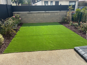 Photo de galerie - Avant après, aménagement de Jardin