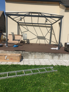 Photo de galerie - Montage d une pergola 