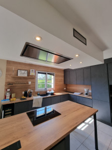 Photo de galerie - Installation électrique complète d'une cuisine.