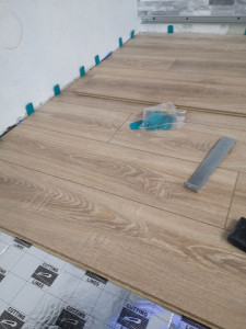 Photo de galerie - Pose de parquet stratifié 