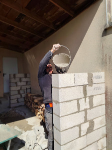 Photo de galerie - Construction de mur