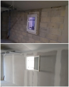 Photo de galerie - Travaux plâtrerie 