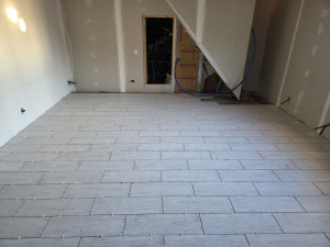 Photo de galerie - Pose de carrelage 20x60
