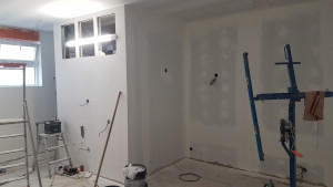 Photo de galerie - Création de pièces, placo ,plomberie, installation électrique 