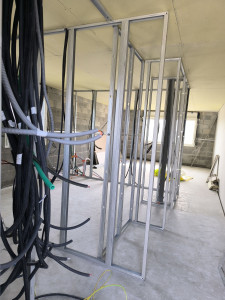 Photo de galerie - Réalisation plafond et murs placo 