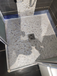 Photo de galerie - Remplacement baignoire par une douche Italienne 