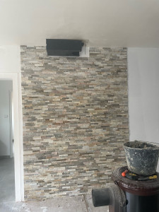 Photo de galerie - Pose de parement 