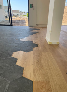 Photo de galerie - Pose de parquet contrecollé