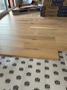 Photo de galerie - Pose de parquet - Revêtement de sol