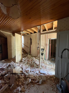 Photo de galerie - Démolition d’une cloison 