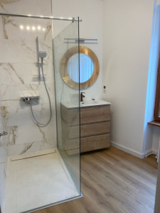 Photo de galerie - Réfection complète de salle de bain 