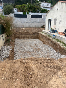 Photo de galerie - Terrassement pour trou de Piscine