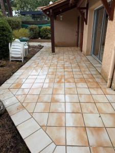 Photo de galerie - Nettoyage d’une terrasse 