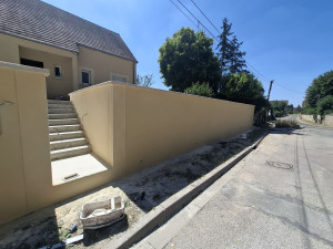 Photo de galerie - Creation mur + marche +crepi 60 m2 