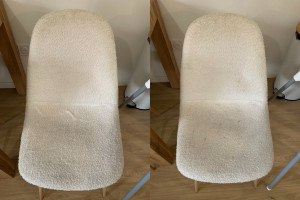 Photo de galerie - Photo de nettoyage de chaises avant/après 