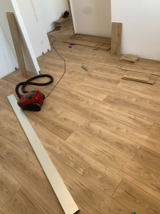 Photo de galerie - Pose de parquet stratifié 