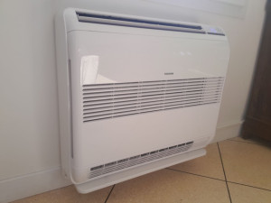 Photo de galerie - Installation d'une climatisation console Mitsubishi 5000 W Résidence à Castelnau le Lez