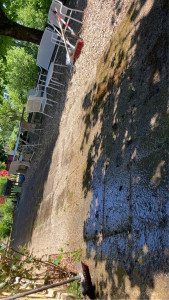 Photo de galerie - Nettoyage terrasse extérieur avant 