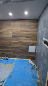 Photo de galerie - Pose de faïence, carrelage et joint