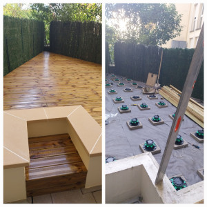 Photo de galerie - Réalisation d'une terrasse 
