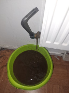 Photo de galerie - Vidange radi, remise en eau et purge et la température qui remonte en flèche. 