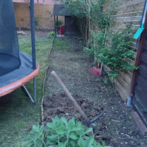 Photo de galerie - Tondre et préparer un potager