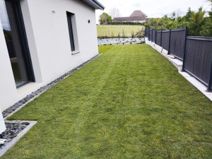 Photo de galerie - Création de Gazon a Feucherolles