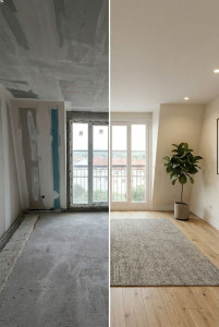 Photo de galerie - Aménagement intérieur d’un appartement situé à Saint Cloud dans les Hauts de Seine (92)