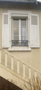 Photo de galerie - Pose de volet roulant alu  à sangle