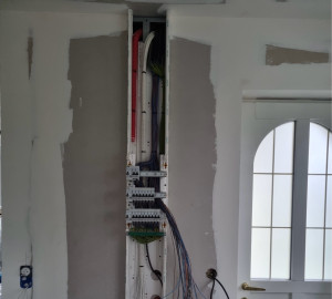 Photo de galerie - Pose d’une GTL - Rénovation maison 