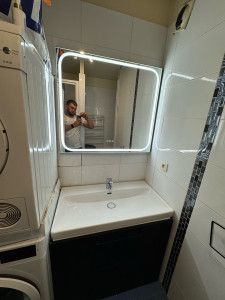 Photo de galerie - Installation robinet, installation miroir