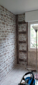 Photo de galerie - Pose de tapisserie 