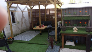 Photo de galerie - Création d un abri terrasse 