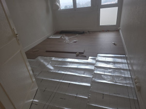 Photo de galerie - Pose de parquet