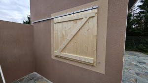 Photo de galerie - Fabrication et pose de volets sur mesure 